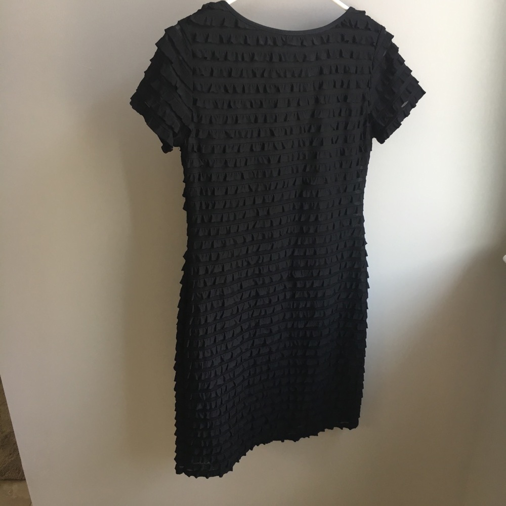 Little Black Ruffle Dress - Picture 3 of 3